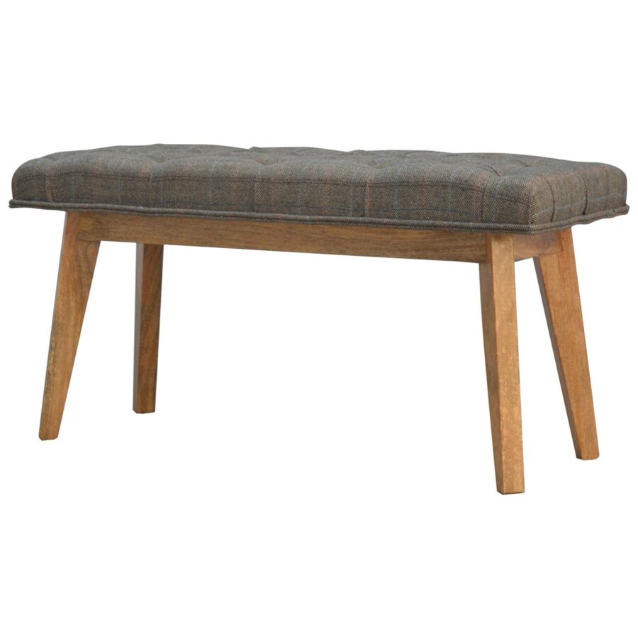 Multi Tweed Hallway Bench - Image 4