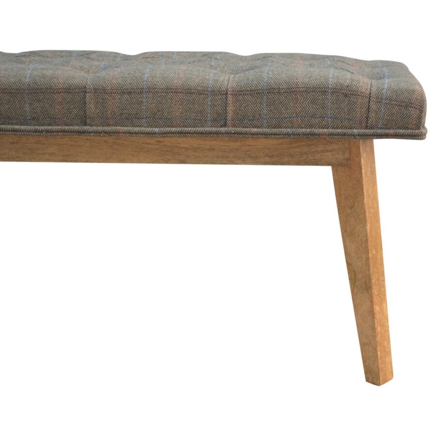Multi Tweed Hallway Bench - Image 5