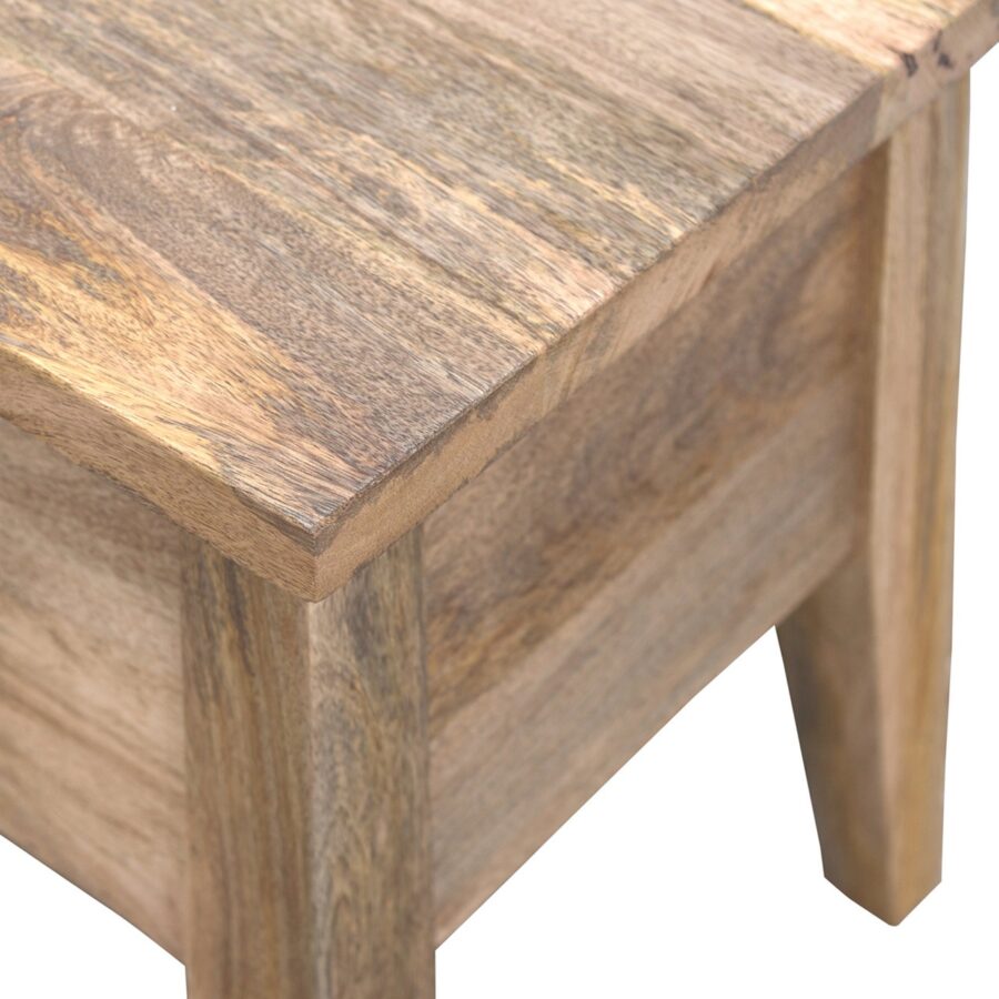 Solid Wood Lid Up Storage Bench - Image 7