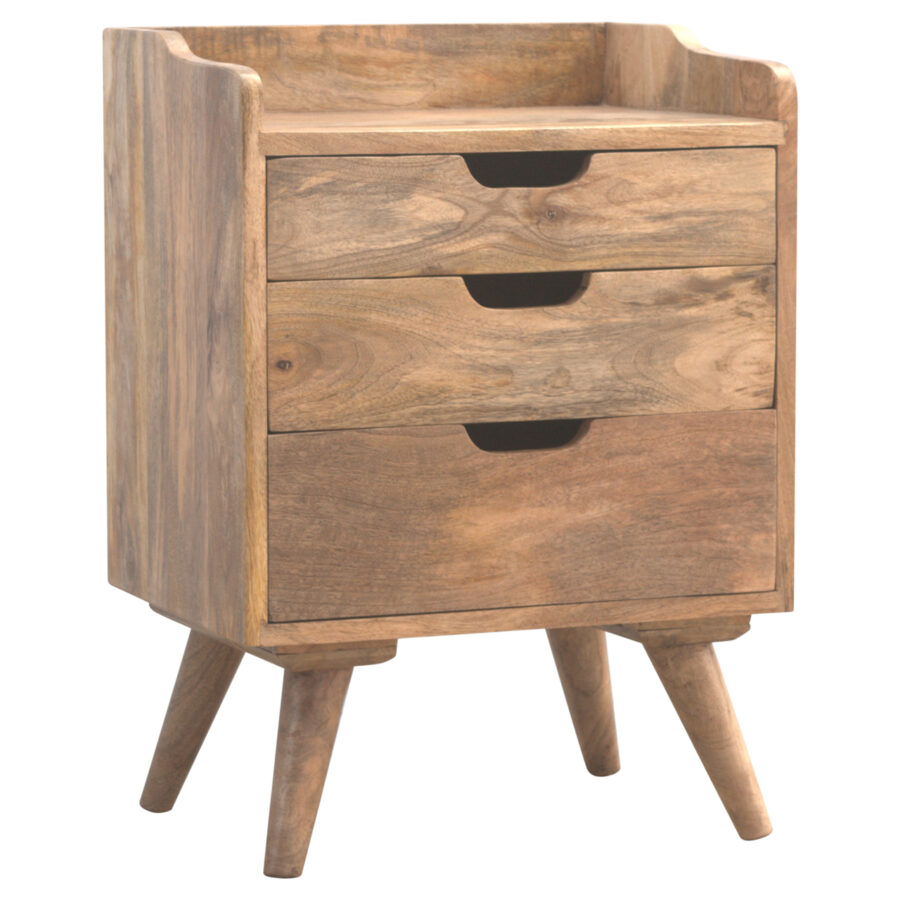 3 Drawer Gallery Bedside - Image 3