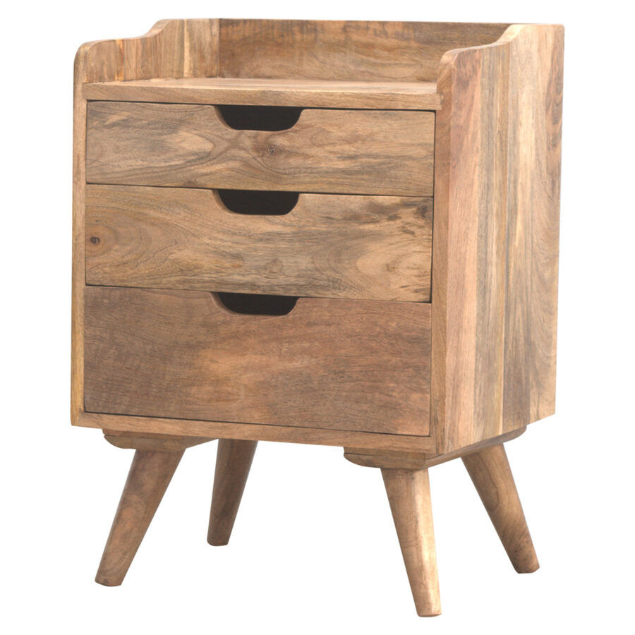 3 Drawer Gallery Bedside - Image 4