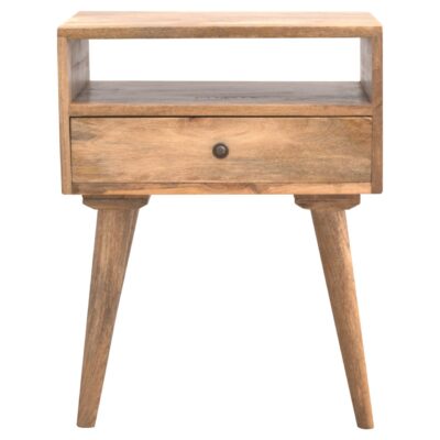 Modern Bedside with Open Slot