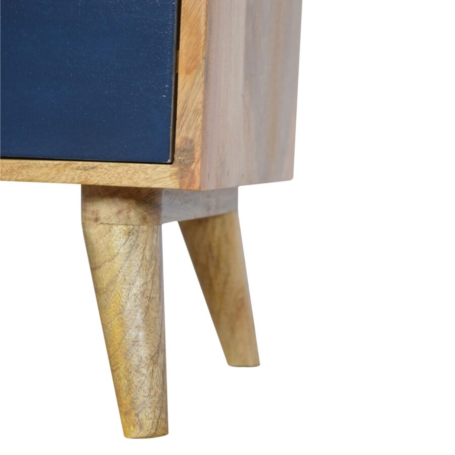 Navy and White Gradient Bedside - Image 8