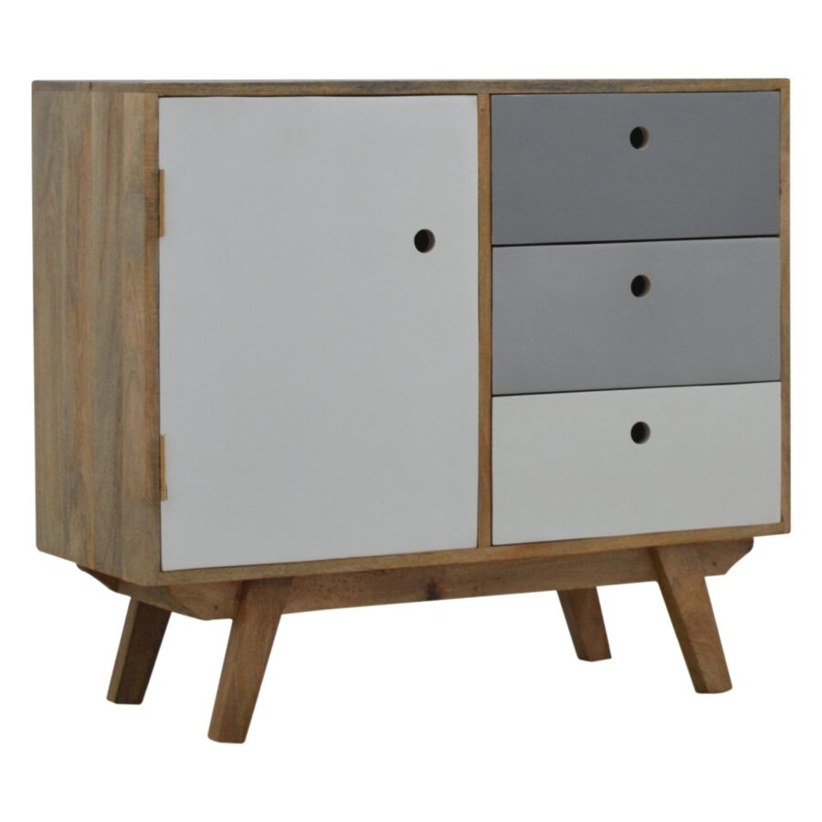 Two Tone Hand Painted Cabinet - Image 4