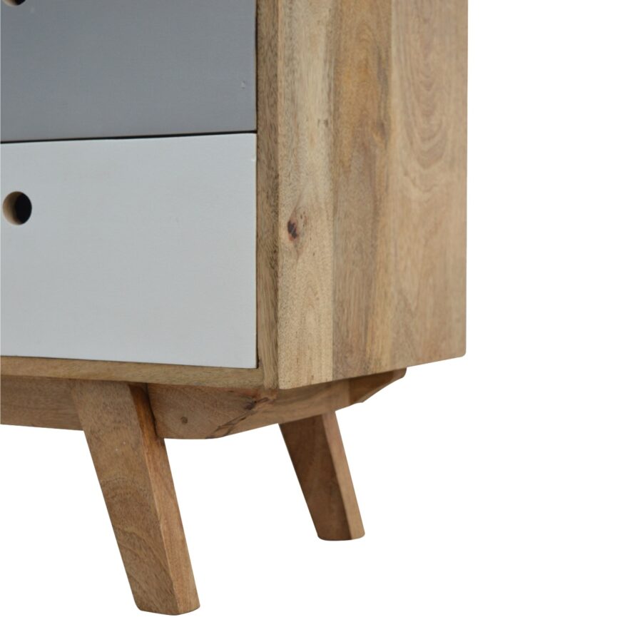 Two Tone Hand Painted Cabinet - Image 8