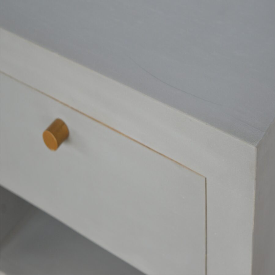 Cement Bedside with Open Slot - Image 8