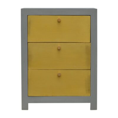 Gold x Cement Bedside