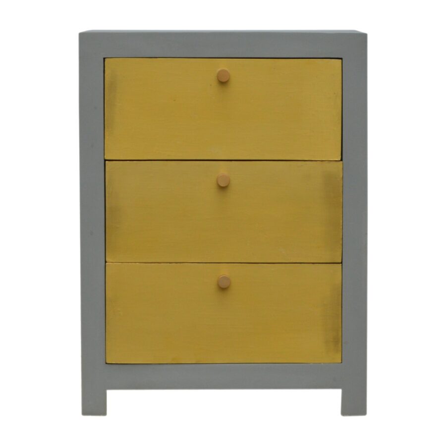 Gold x Cement Bedside