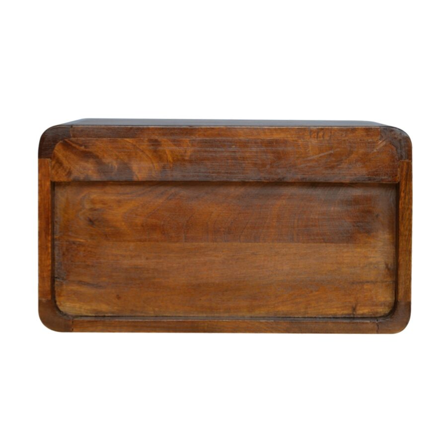 Chestnut Curve Floating Bedside - Image 8