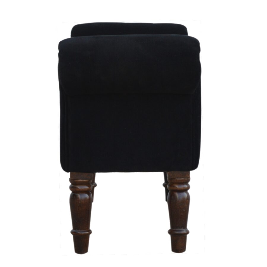 Black Velvet Bench - Image 8