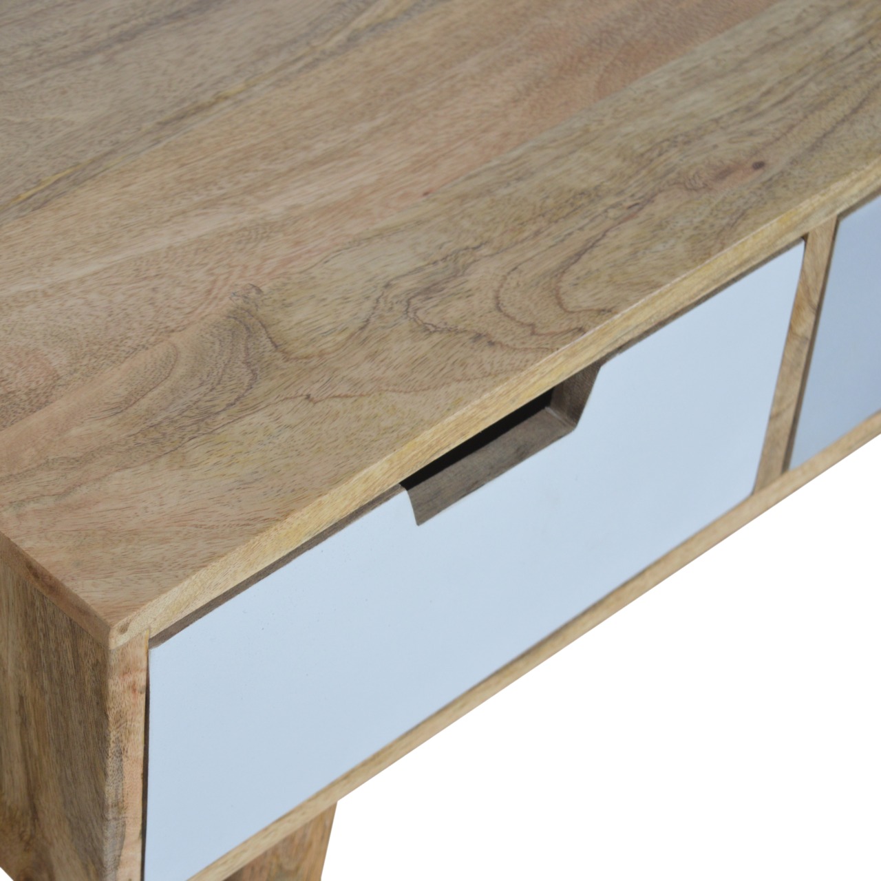 Grey Painted 3 Drawer Media Unit - Image 8