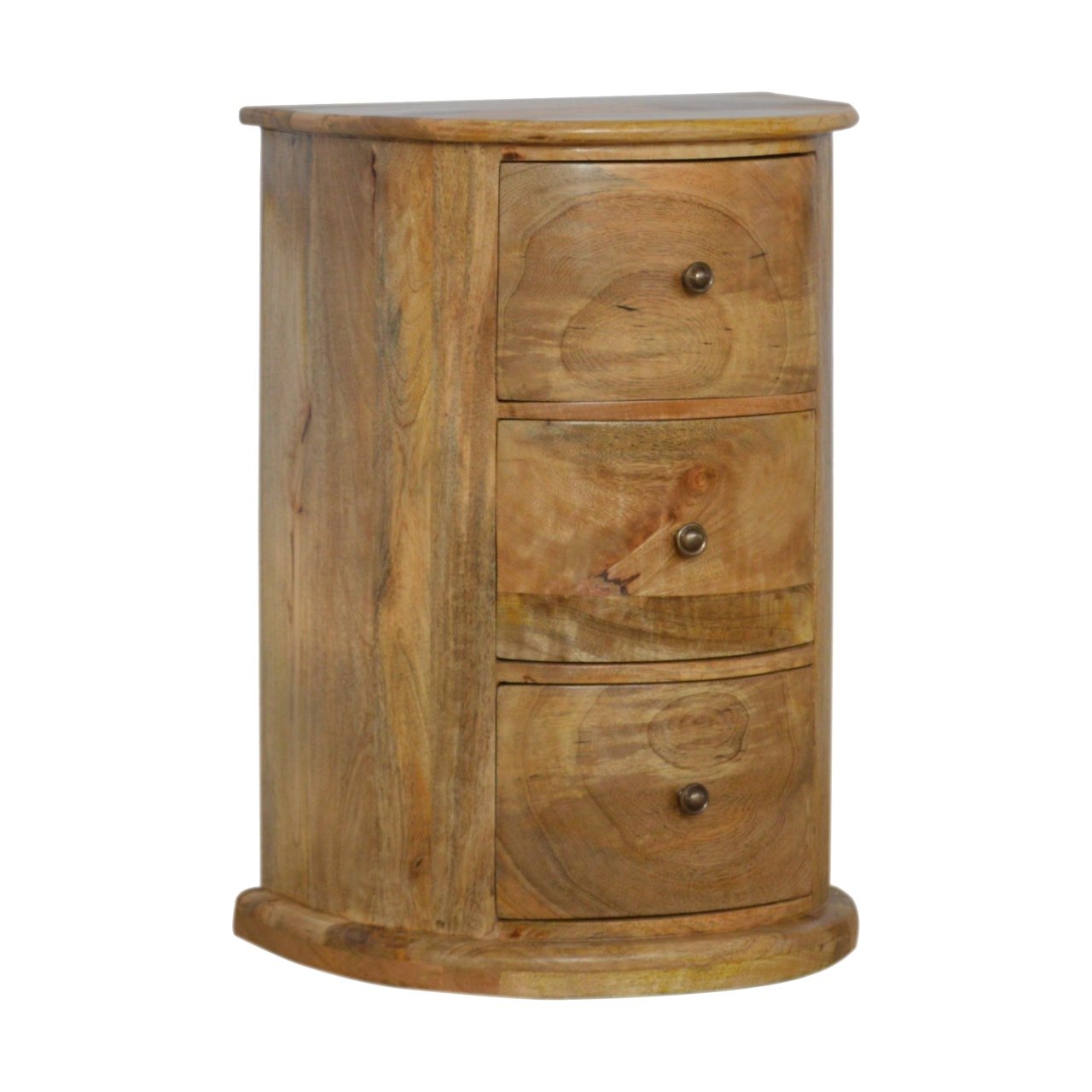 3 Drawer Serpentine Drum Chest - Image 3