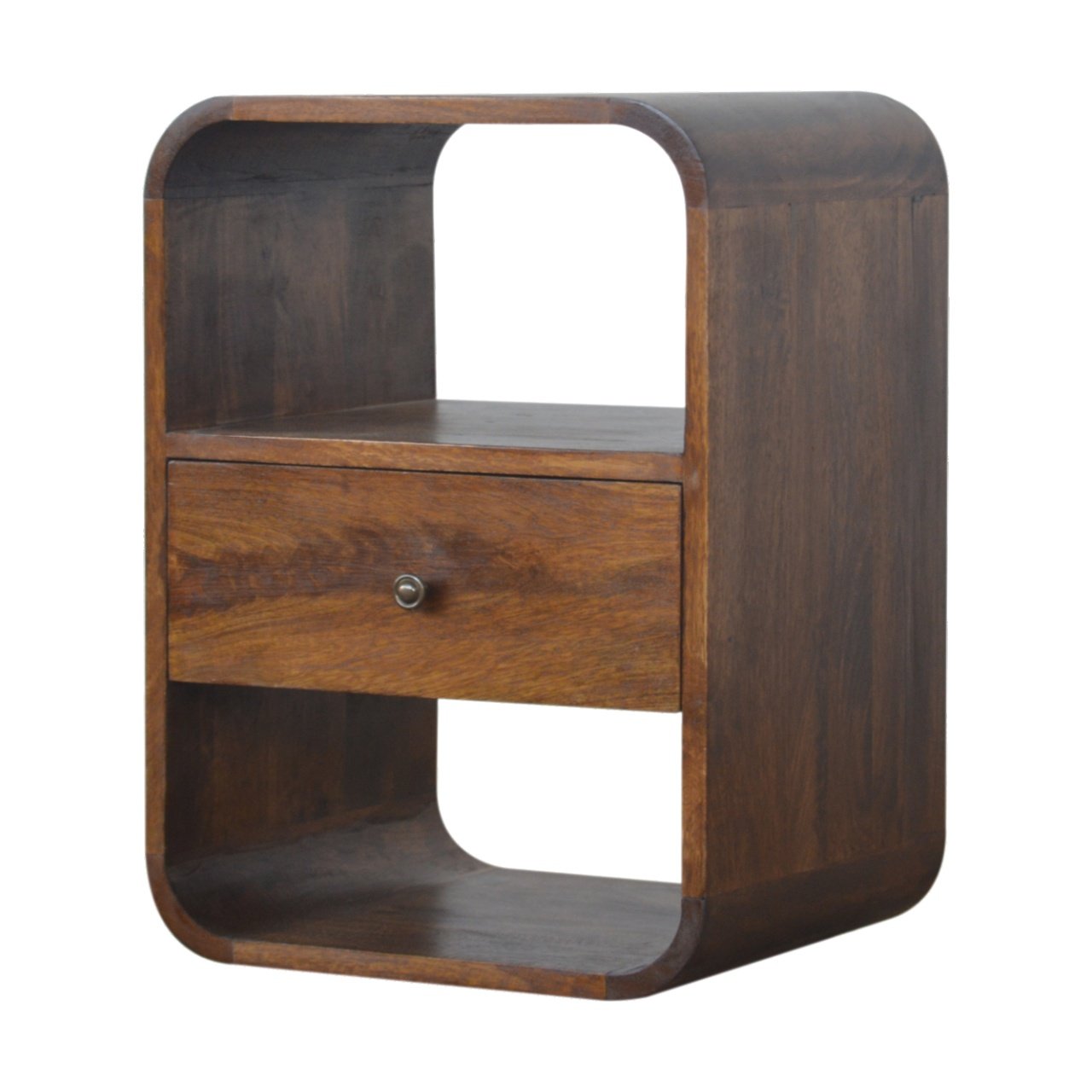 Chestnut Curved Edge Bedside - Image 3