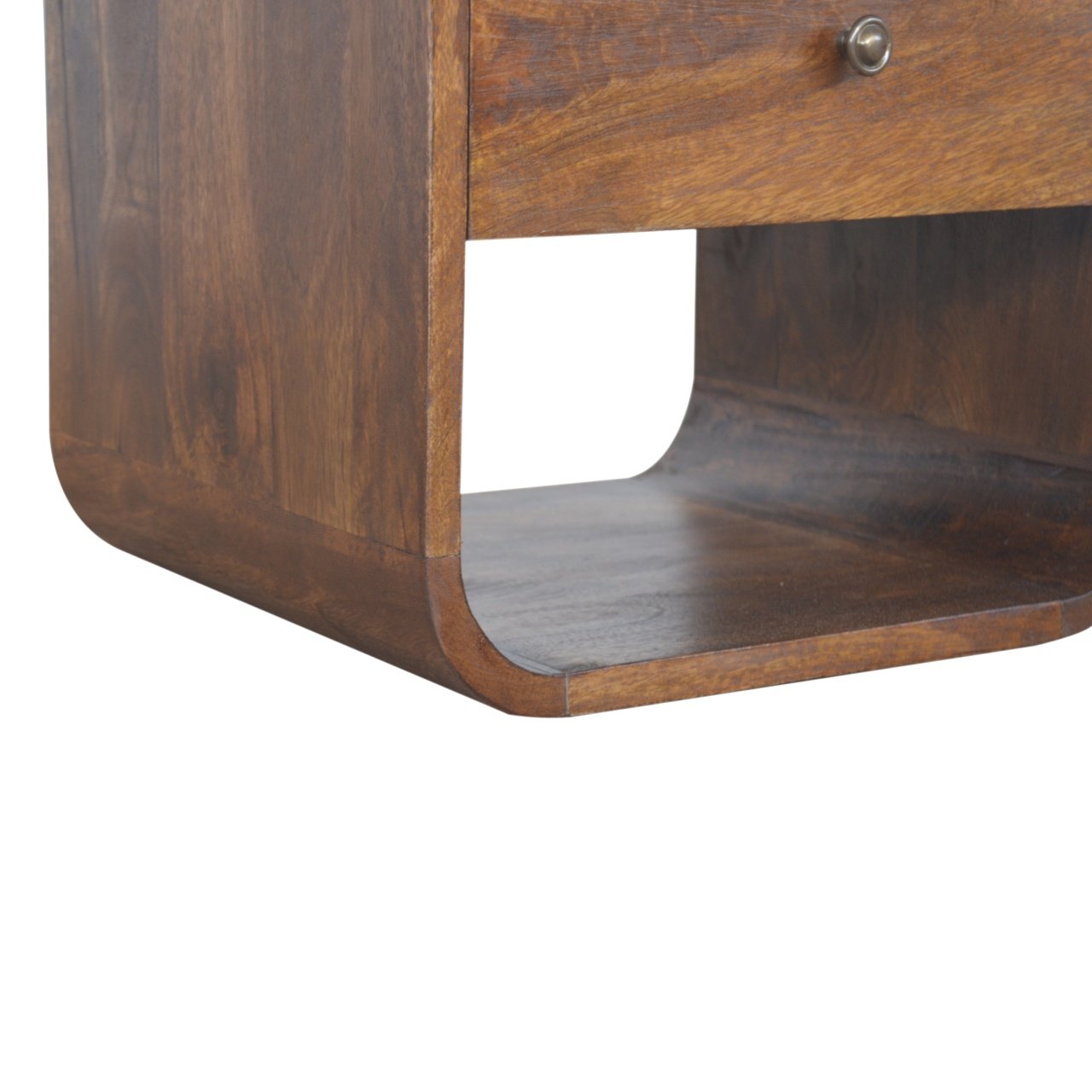Chestnut Curved Edge Bedside - Image 5