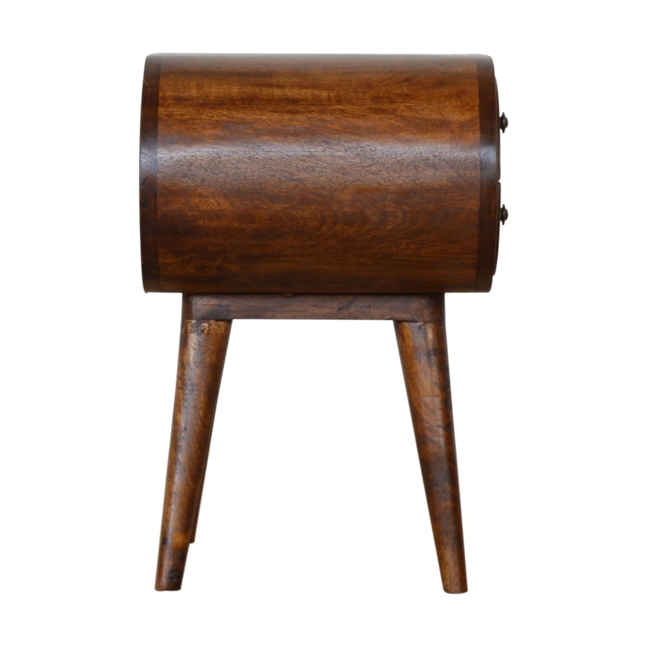 Chestnut Circular Bedside - Image 8