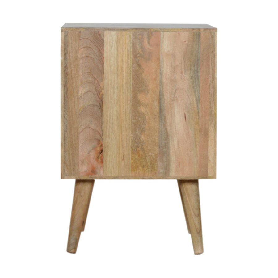 Daisy Carved 1 Door Bedside - Image 10