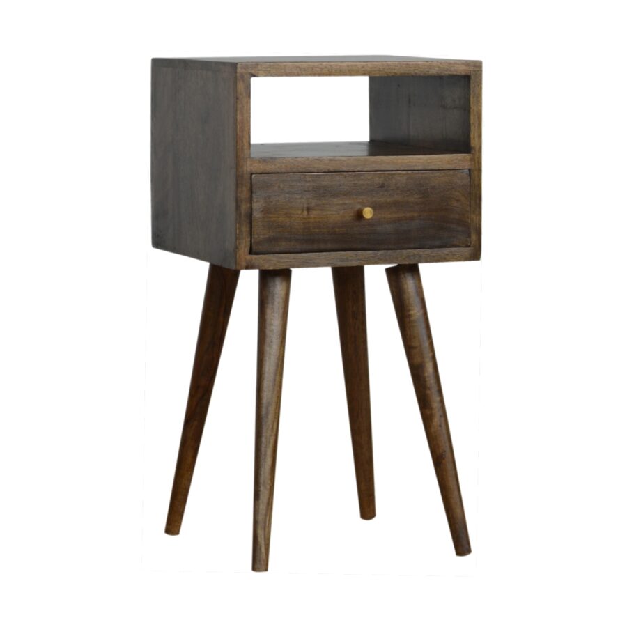 Mini Grey Washed Bedside - Image 2