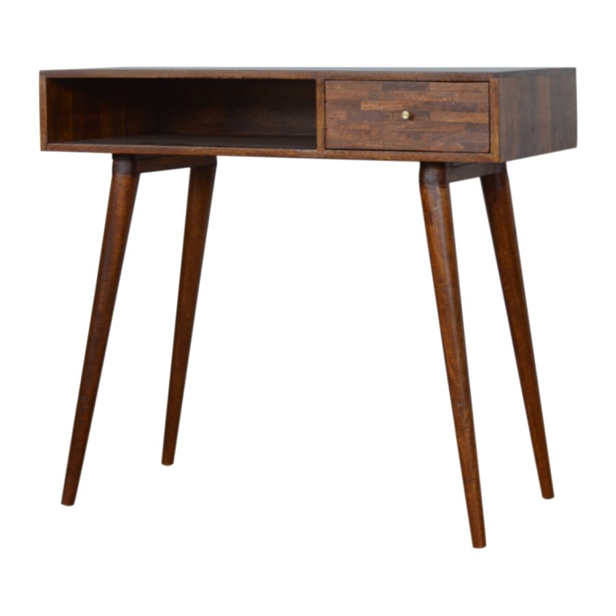 Mixed Chestnut Writing Desk - Image 9