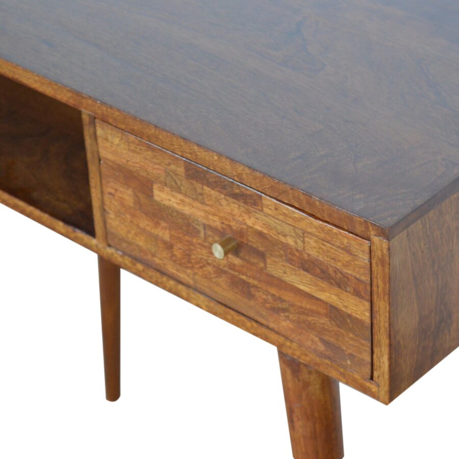 Mixed Chestnut Writing Desk - Image 7