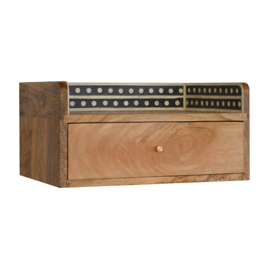 Bone Inlay Gallery Floating Bedside - Image 3