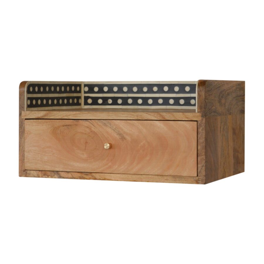 Bone Inlay Gallery Floating Bedside - Image 4