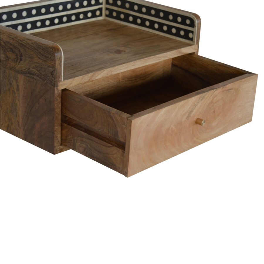 Bone Inlay Gallery Floating Bedside - Image 5