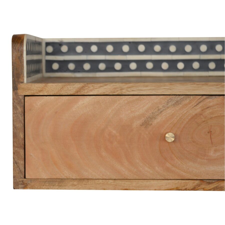 Bone Inlay Gallery Floating Bedside - Image 8