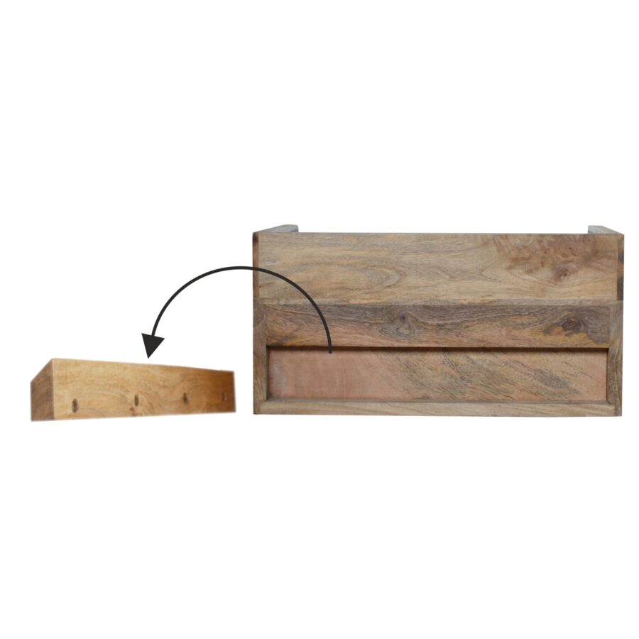 Bone Inlay Gallery Floating Bedside - Image 10
