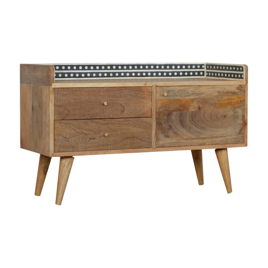 Bone Inlay Gallery Back Media Unit - Image 3