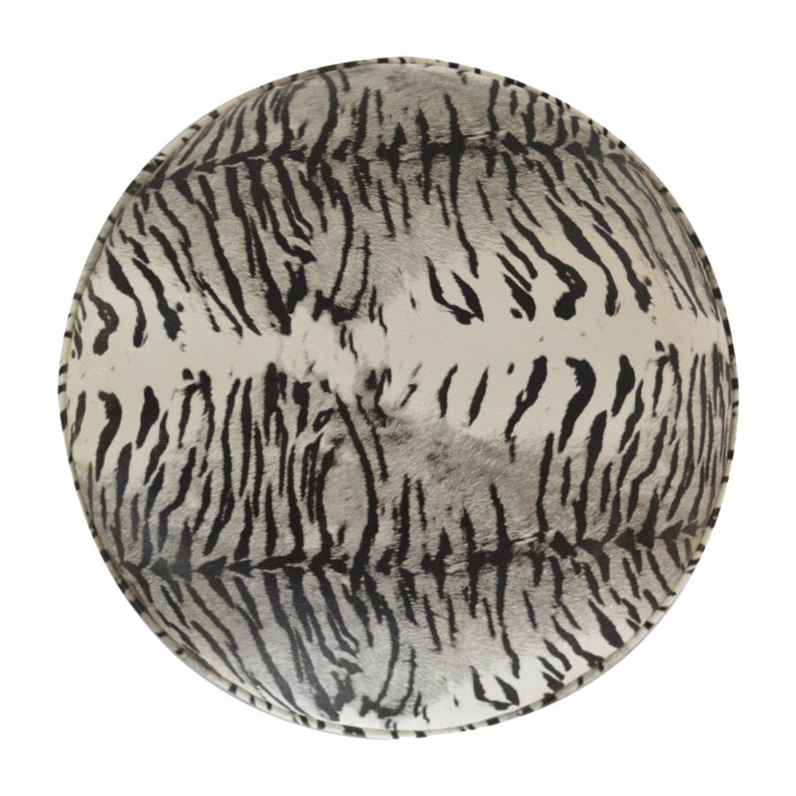 Zebra Print Footstool - Image 5