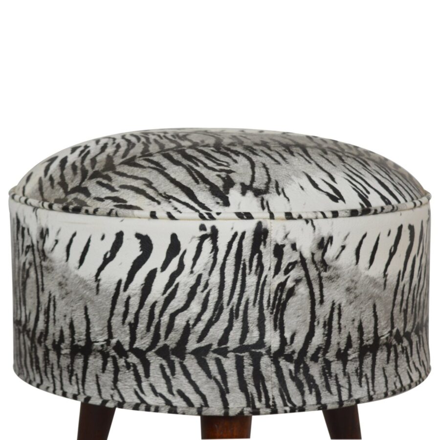Zebra Print Footstool - Image 6