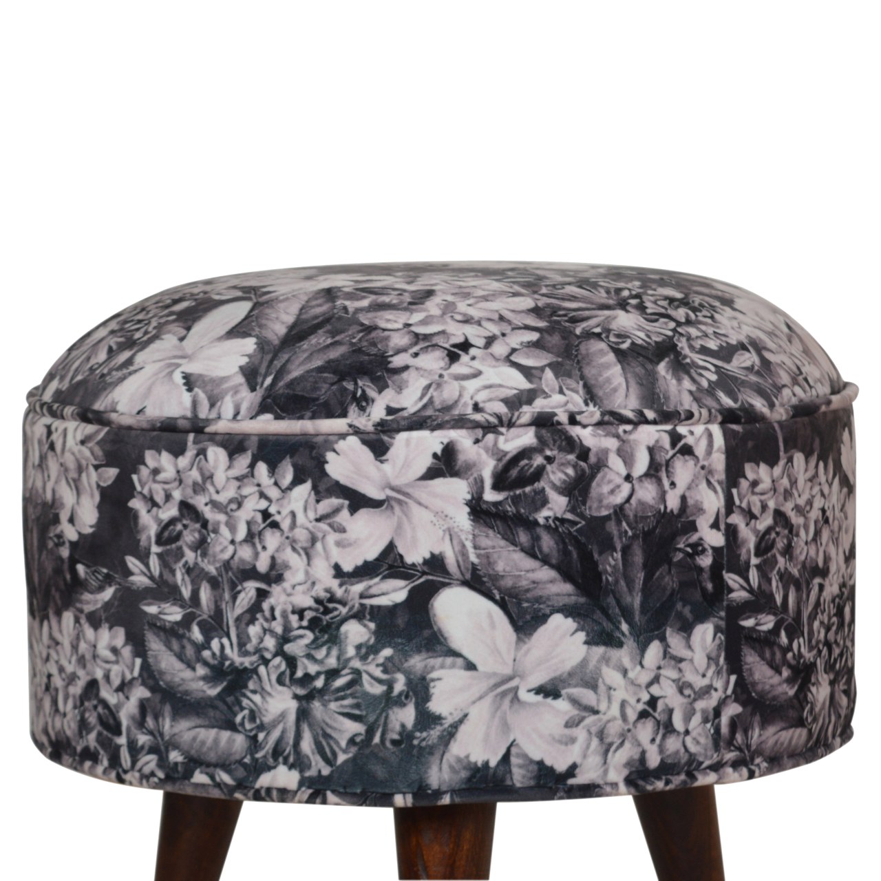 Floral Print Footstool - Image 4