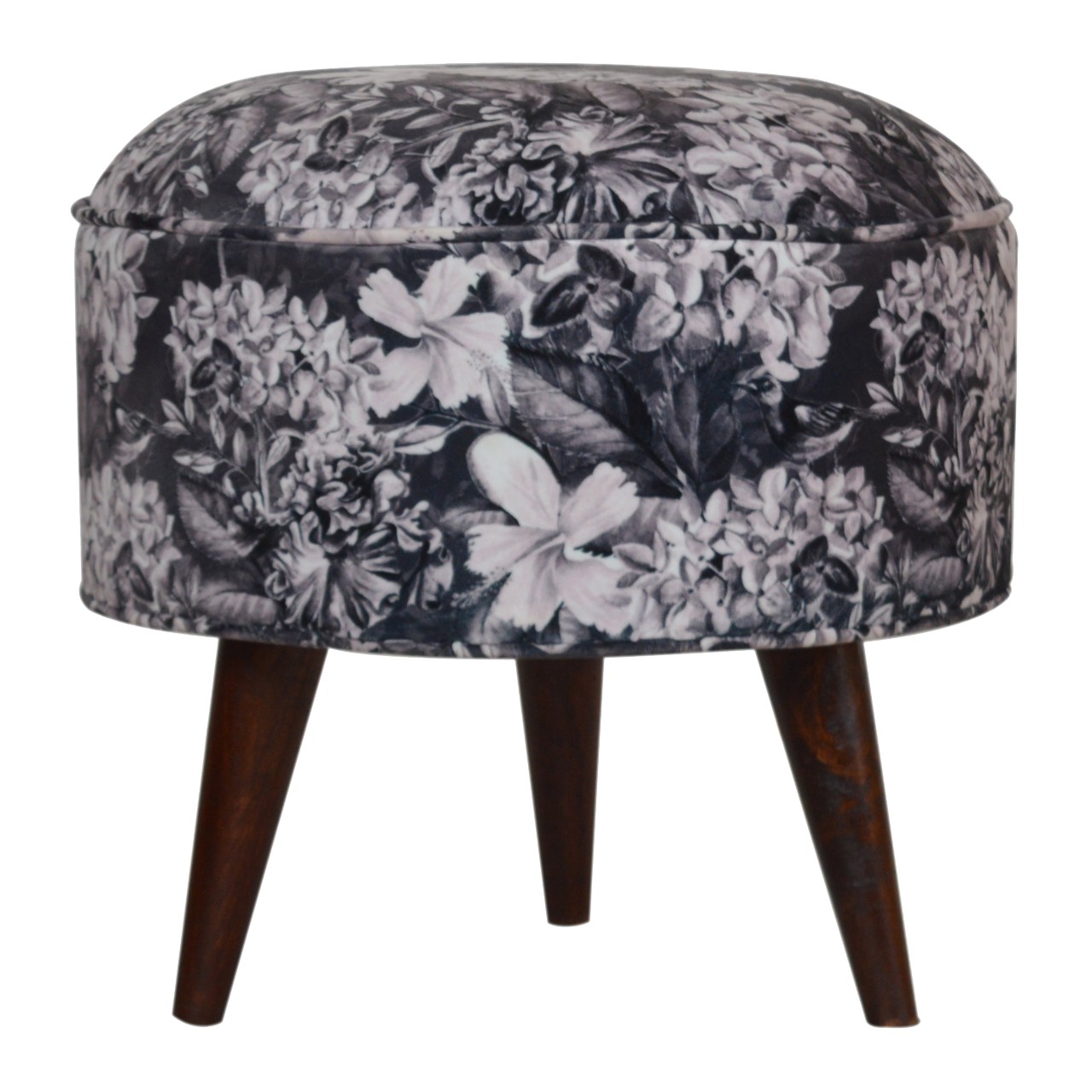 Floral Print Footstool - Image 8