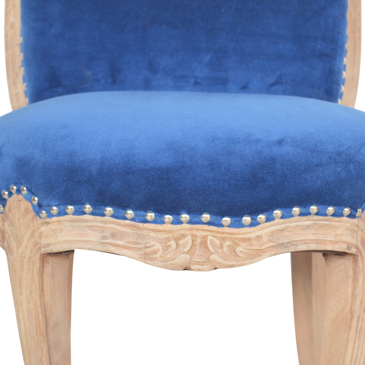 Royal Blue Studded Chair - Image 7