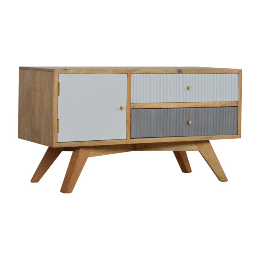 Line Grey Painted Media Unit - Image 4
