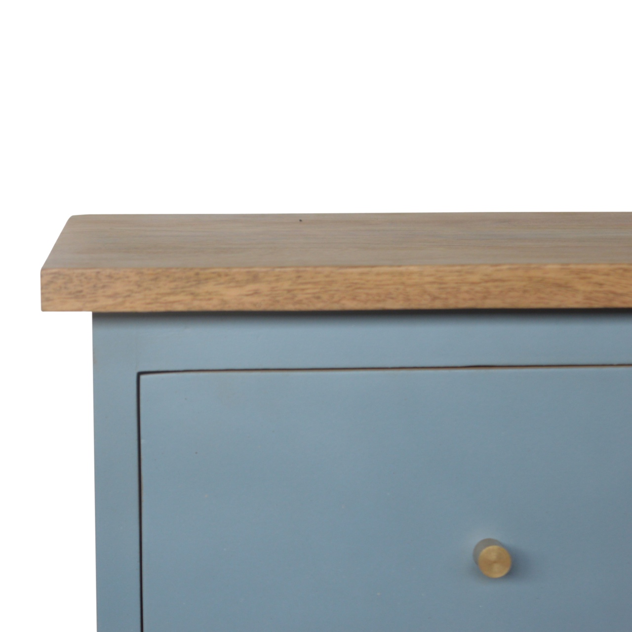 Blue Hand Painted Bedside - Image 7