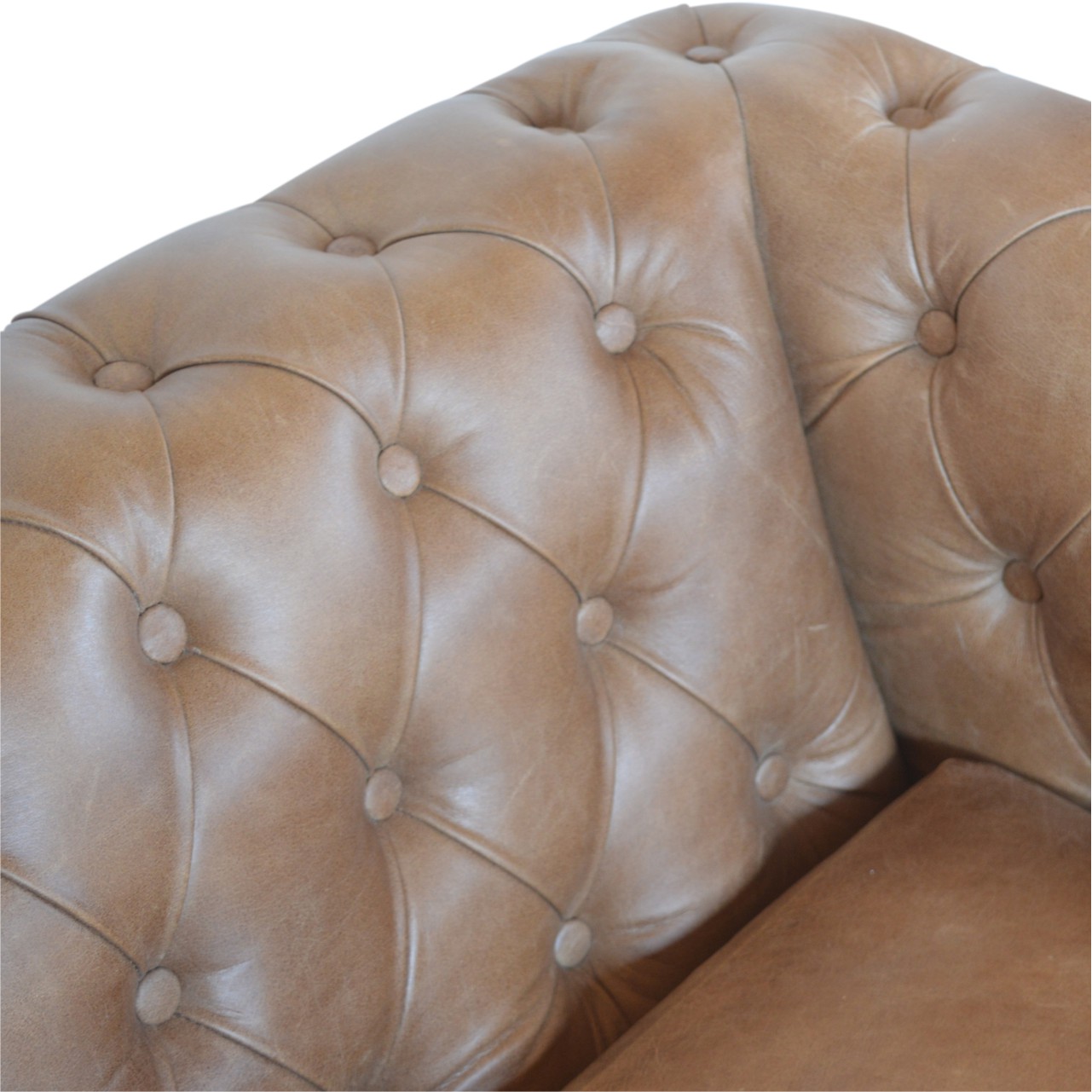 Buffalo Leather Chesterfield - Image 6