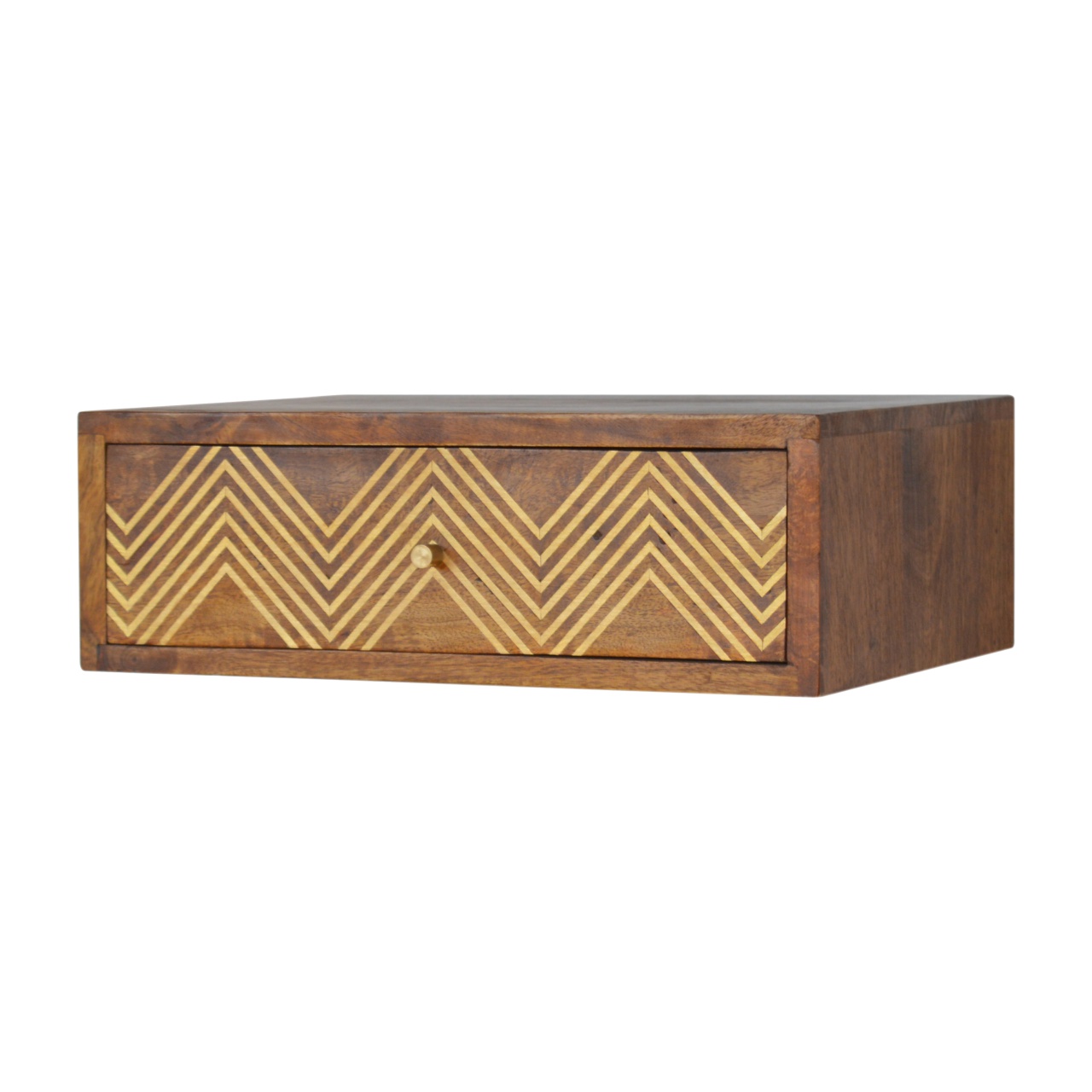 Wall Mounted Chevron Bedside - Image 3