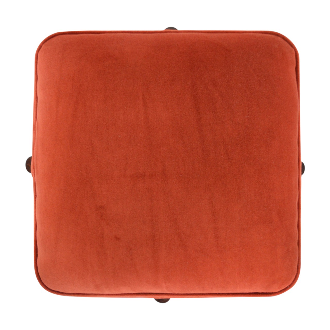 Brick Velvet Solid Wood Footstool - Image 3