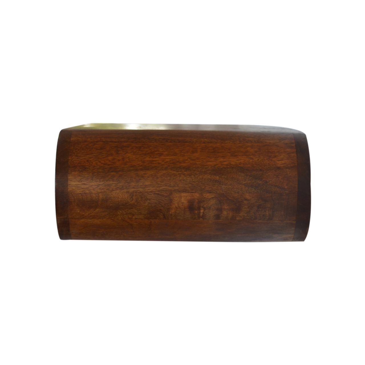 Wall Mounted Round Chestnut Bedside - Image 8