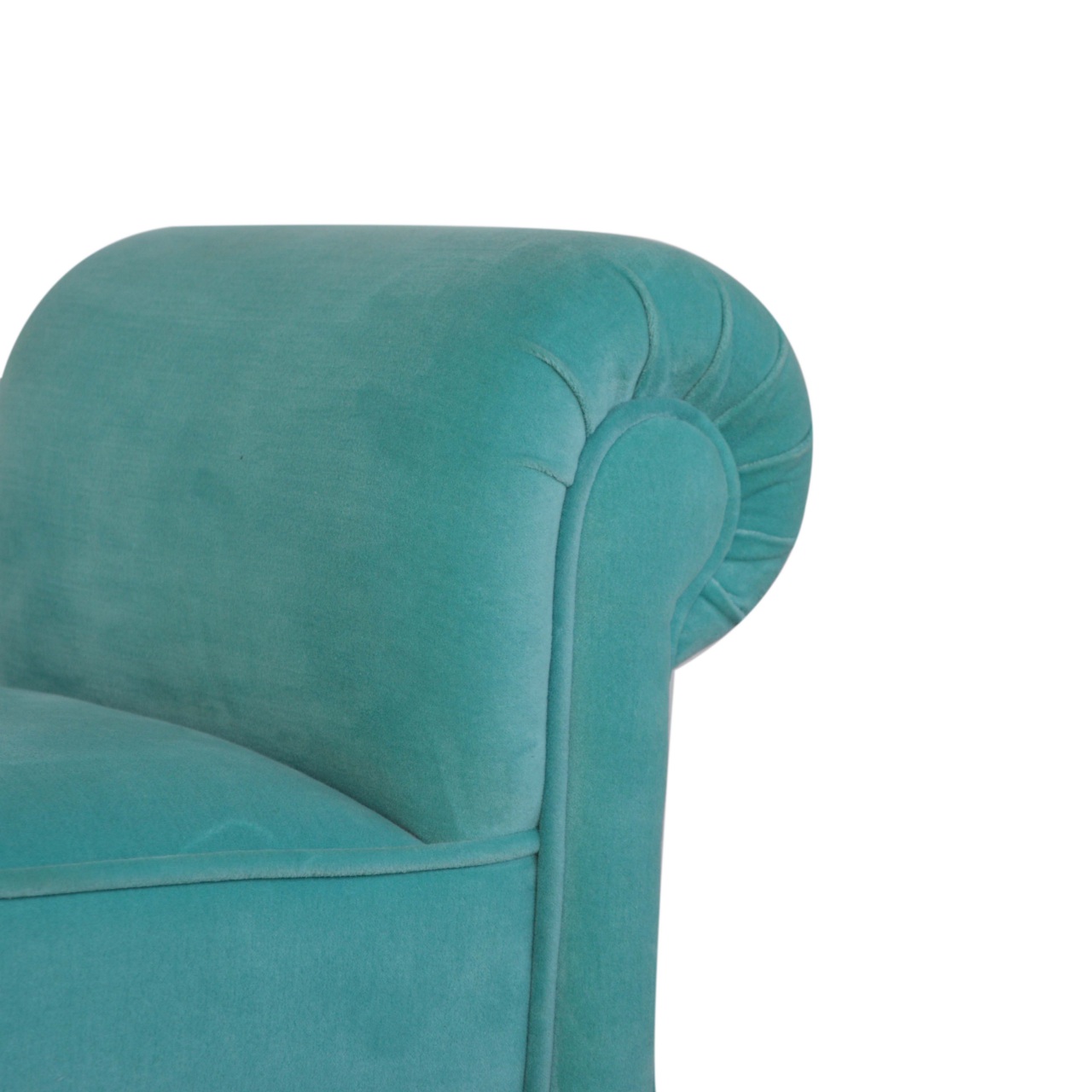 Aqua Velvet Bench - Image 5