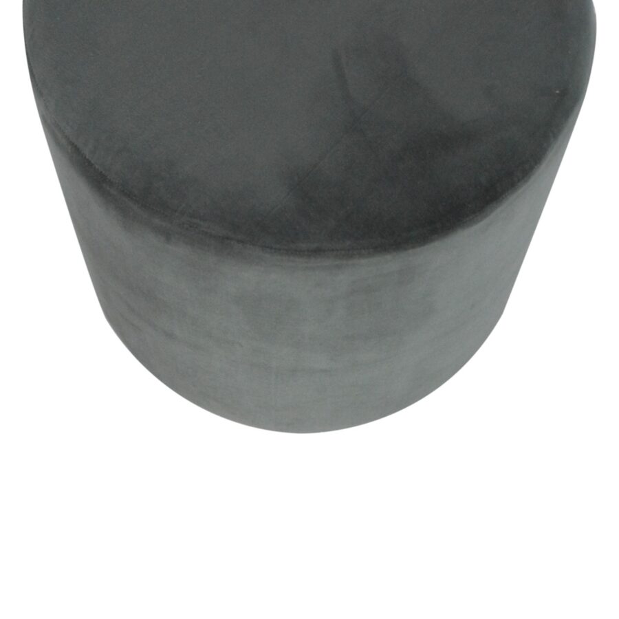 Emerald Velvet Gold Footstool - Image 3