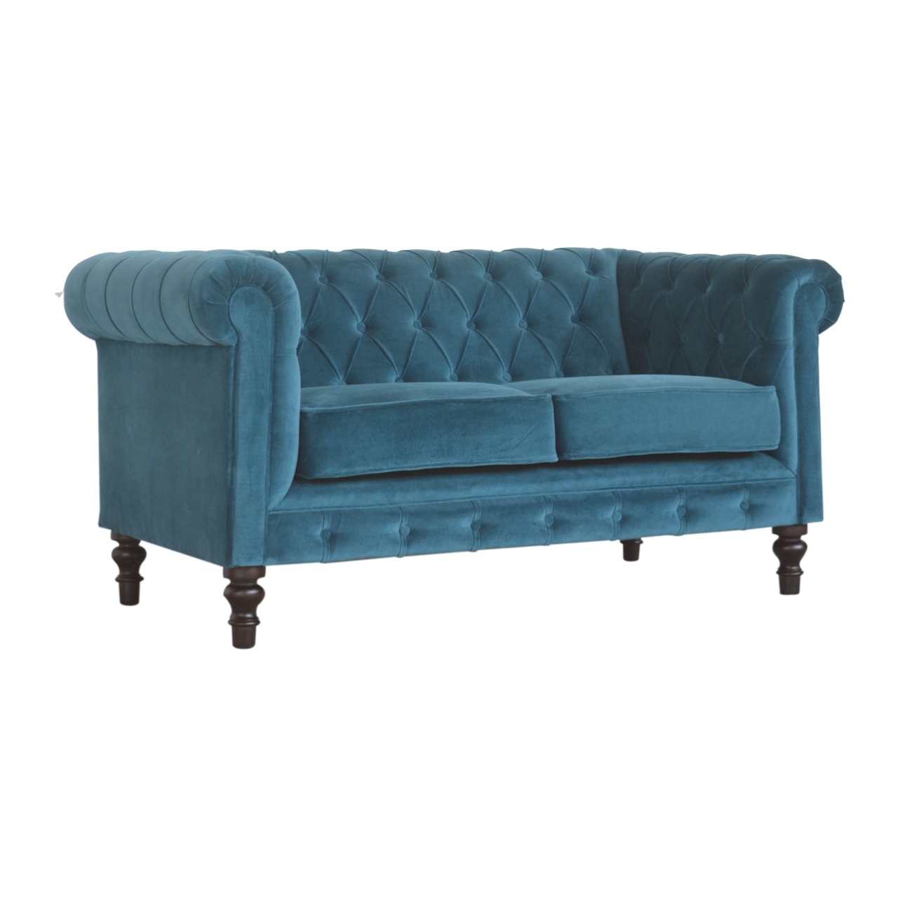 Teal Chesterfield Sofa - Image 3
