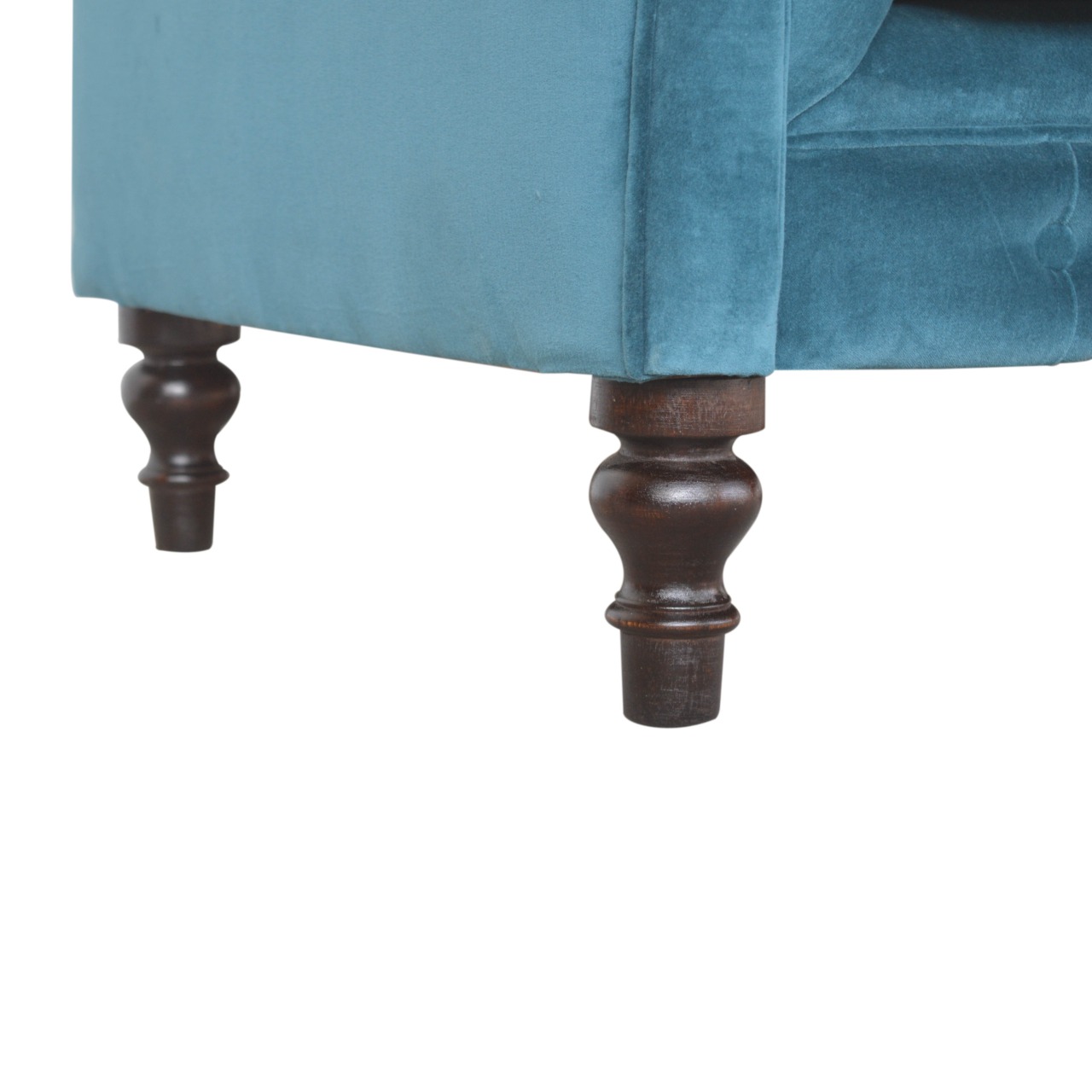 Teal Chesterfield Sofa - Image 7