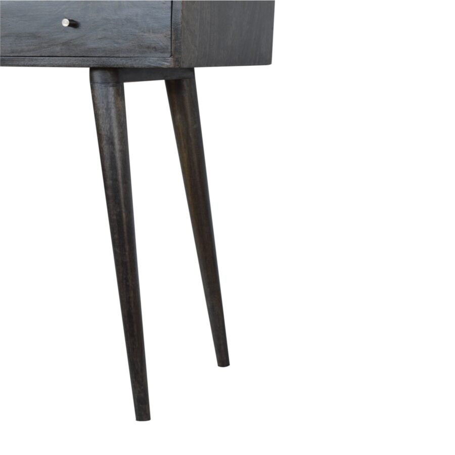 in1047 ash black 3 drawer console table