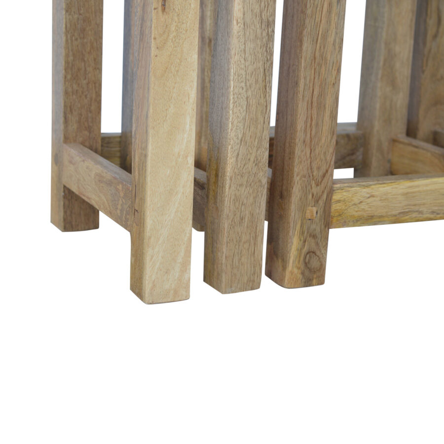 asb307 solid wood stool set of 3