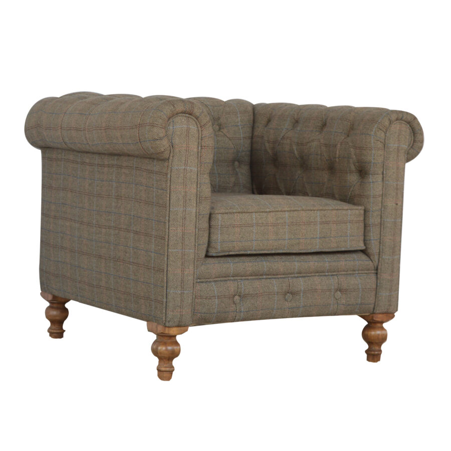 in074 chesterfield single seater arm chair