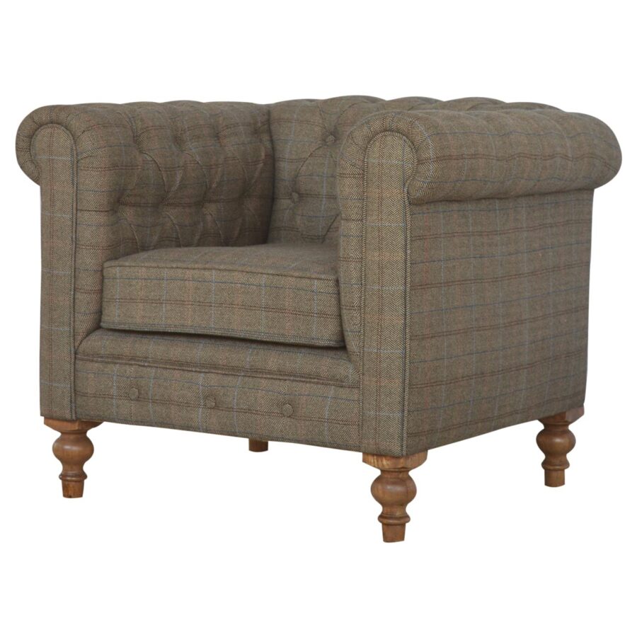 in074 chesterfield single seater arm chair