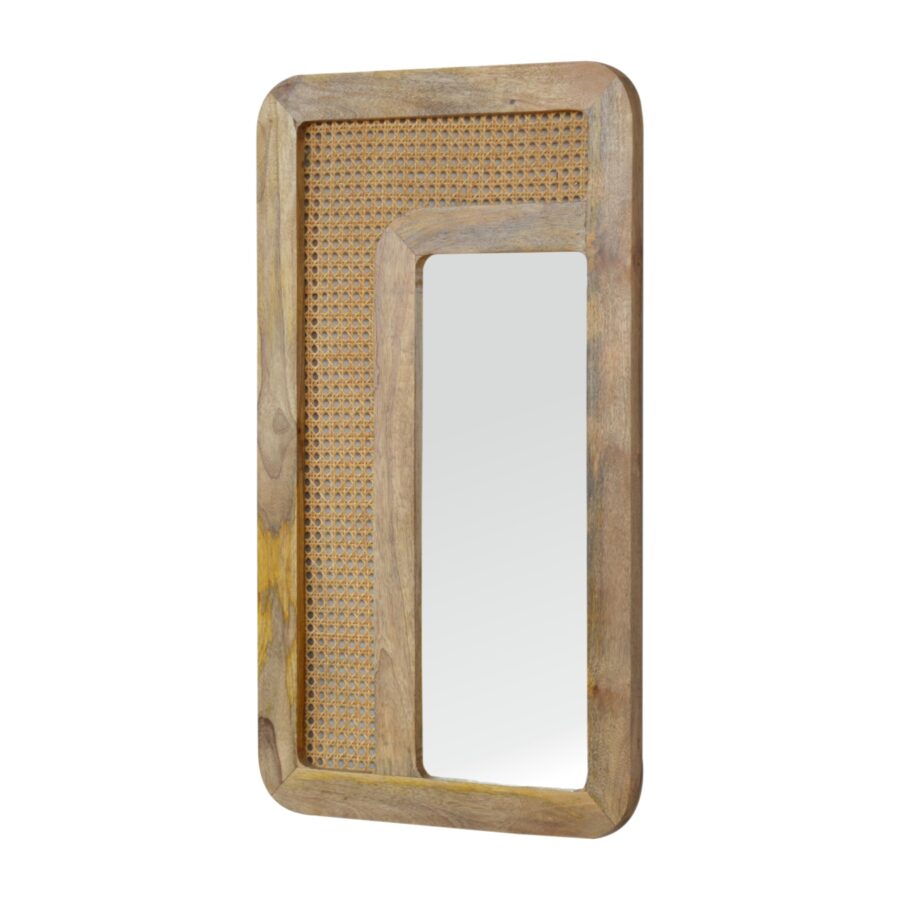 in1139 long woven mirror