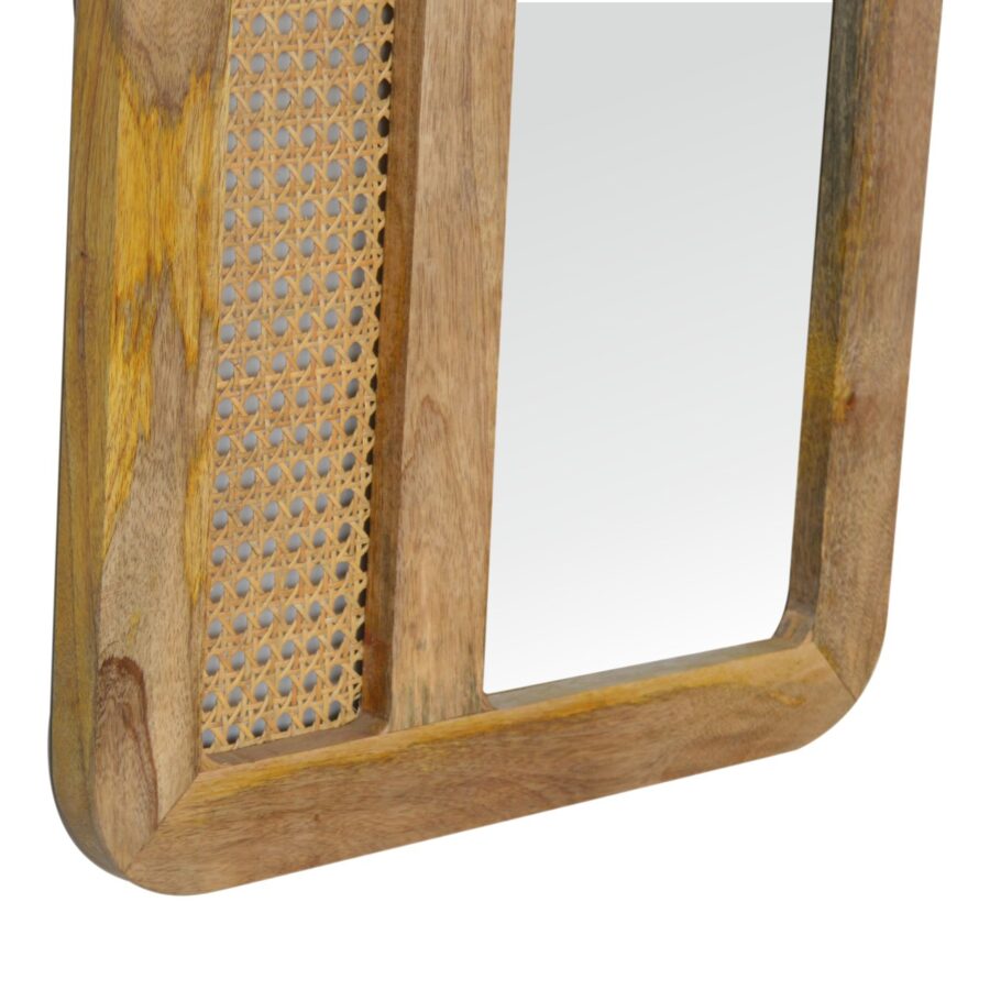 in1139 long woven mirror
